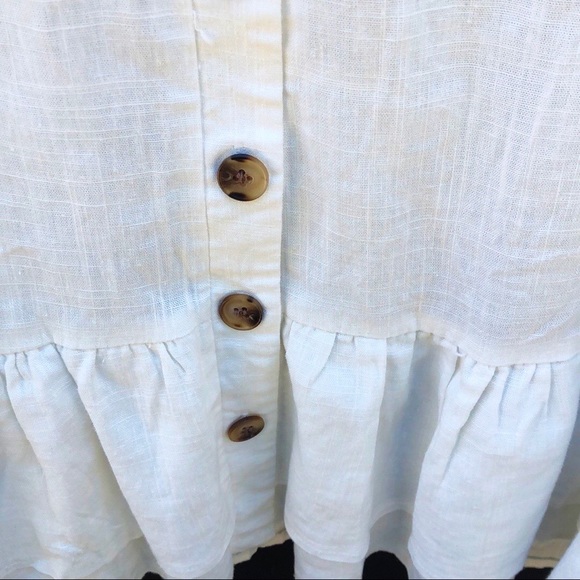 Princess Polly off white button up shift dress - Picture 7 of 10